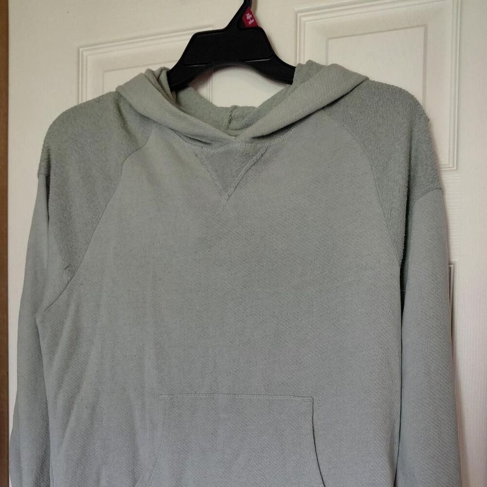 Maurices Women's Green and Grey Hoodie